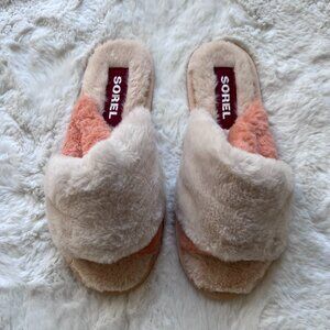 Sorel Women's Go Mail Run Slipper Nova Sand/Natural Size 8 | NWT